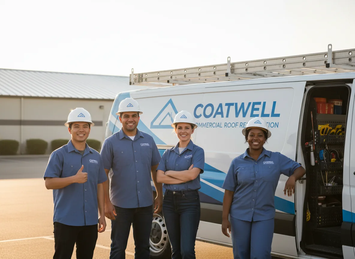 Commercial roof coating company in Sprakers, NY